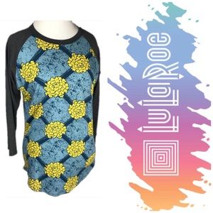 LuLaRoe Floral Randy Long Sleeve T-shirt.